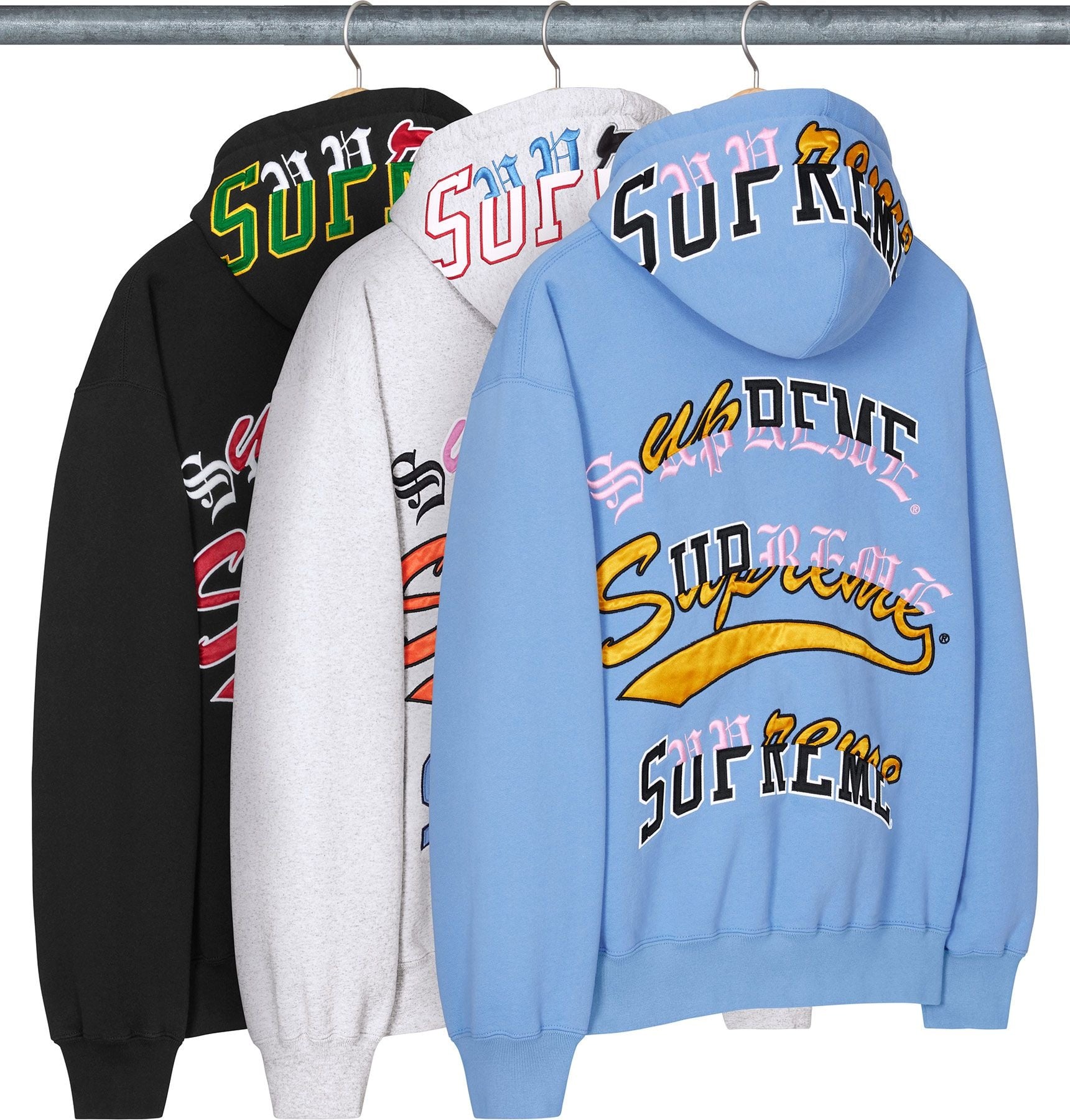 Multi Logos Hooded Sweatshirt